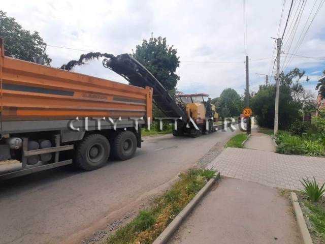 Начался ремонт дороги по улице Рабоче-Крестьянская