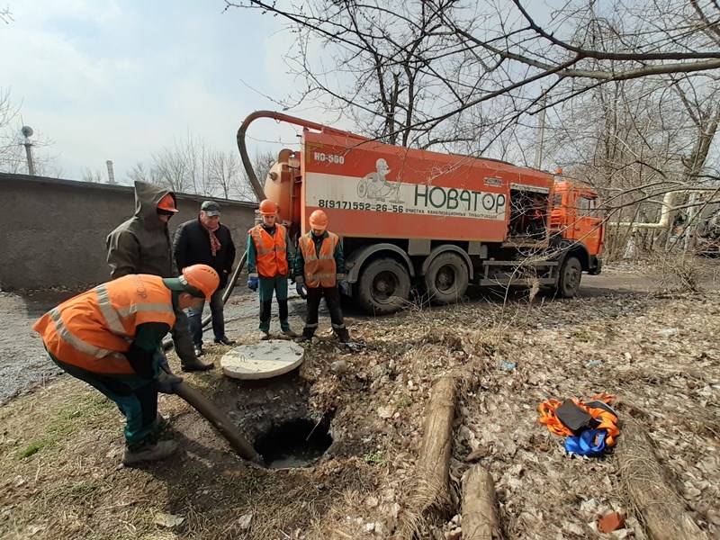 Прочистка сетей. Прочистка канализации в Приморско Ахтарске.